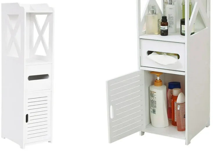 Úzka skrinka do kúpeľne