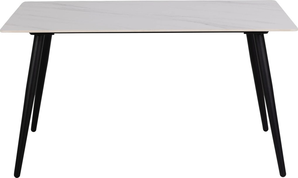 XXXLutz JEDÁLENSKÝ STÔL, biela, 140/80/75 cm P & B - Stoly - 001749092801