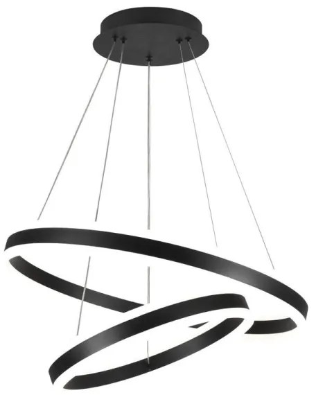 LED Stmievateľný luster na lanku LED/135W/230V 3000-6500K + diaľkové ovládanie