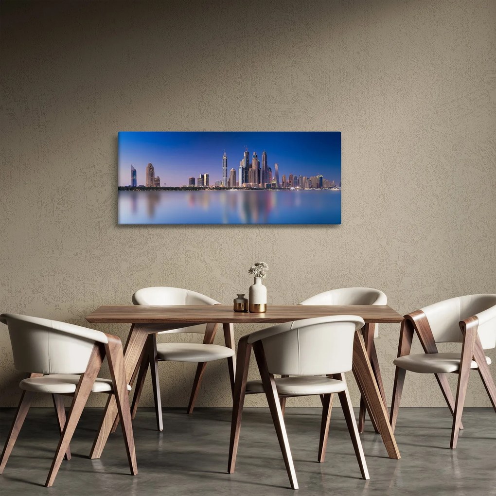 Obraz mrakodrapov (120x50 cm)