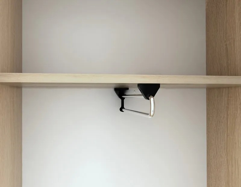 Šatníková skriňa Vincent, dub sonoma/biela