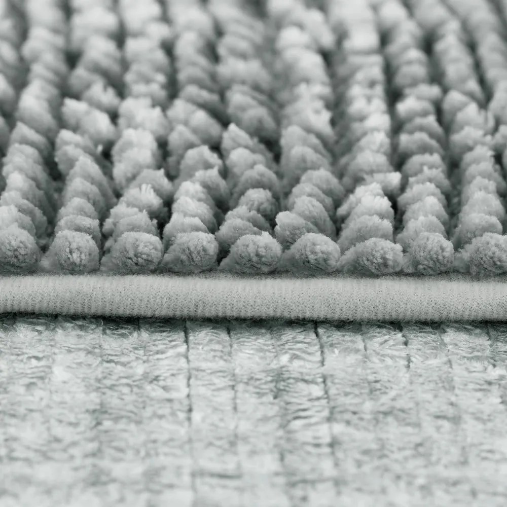 Sivá kúpeľňová predložka AmeliaHome Bati, 60 x 90 cm