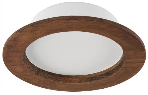 LED Podhľadové svietidlo WOODY SPOT LED/12,5W/230V 4000K čerešňa Ø16 cm