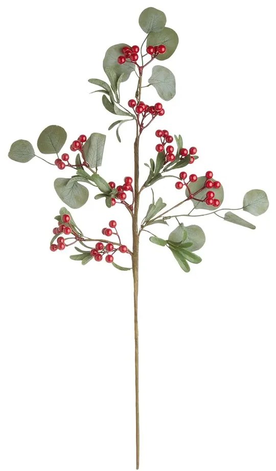 FLORISTA WINTERGREEN Vetvička eukalyptová s bobuľkami 70 cm