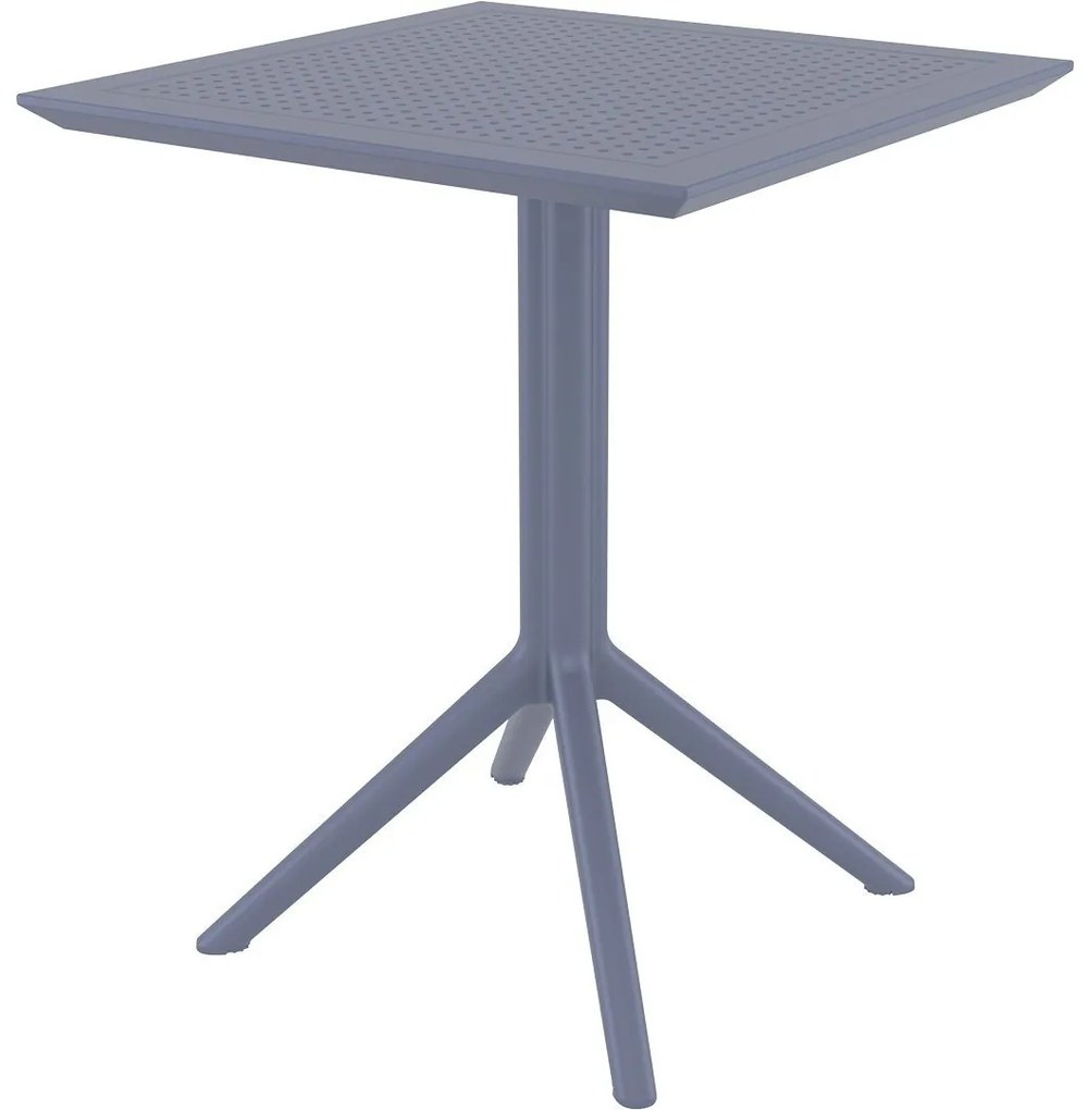 SKY FOLDING 60 sklopný záhradný stôl dark grey