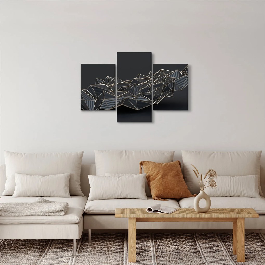 Obraz abstrakcie (90x60 cm)
