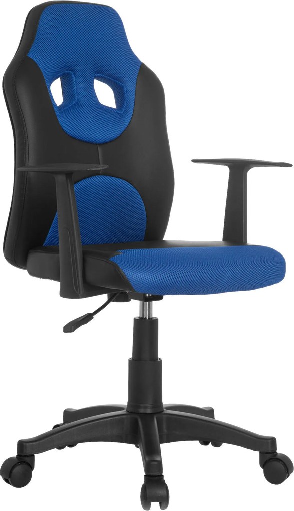 XXXLutz OTOČNÁ STOLIČKA PRE MLÁDEŽ, modrá, čierna MID.YOU - Online Only detský nábytok - 001918001002