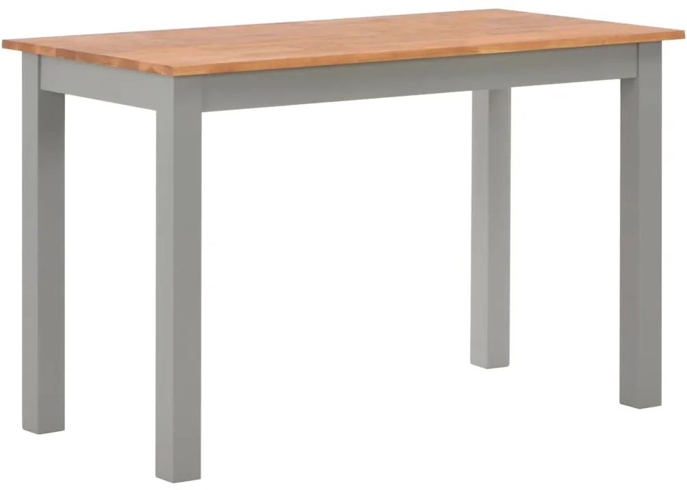 Jedálenský stôl z dubového dreva 120x60x74 cm