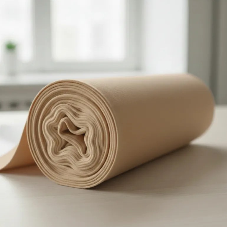 Látka metráž Jersey úplet cappuccino EMI, 1 meter