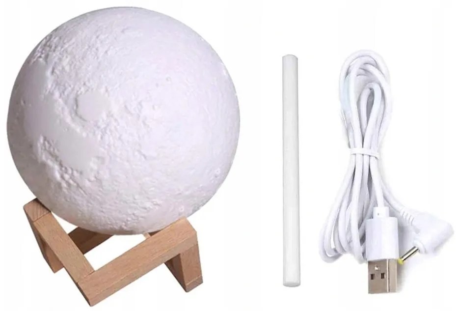 LED lampička s difuzérom v tvare Mesiaca - Luna