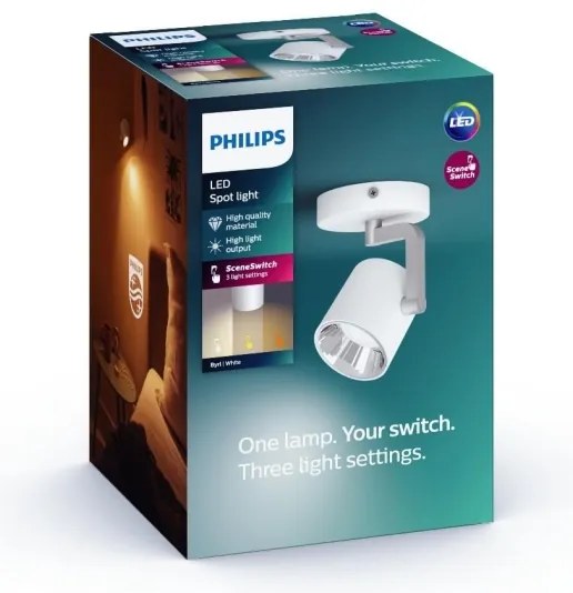 Philips 50671/31/P0 - LED Stmievateľné bodové svietidlo BYRL 1xLED/4.5W/230V