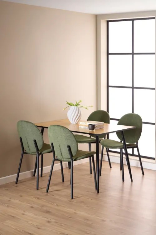 Jídelní židle CLIFF lesní zelená