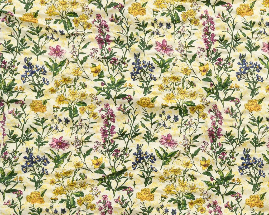 Krepové obliečky HERBELLE farebné Rozmer obliečky: 70 x 90 cm | 140 x 200 cm