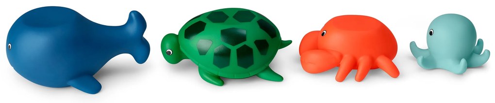 Vodné striekacie zvieratká, 4 ks