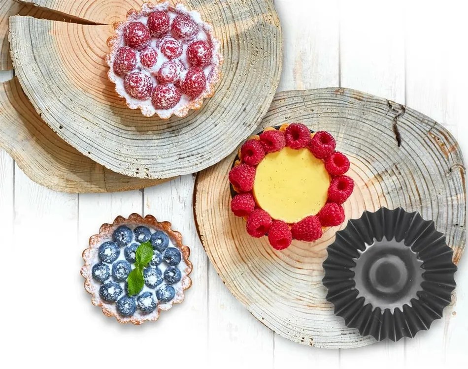 Orion Forma kov košíček TORTELETTES pr. 7 cm 6 ks, pr. 7 sm