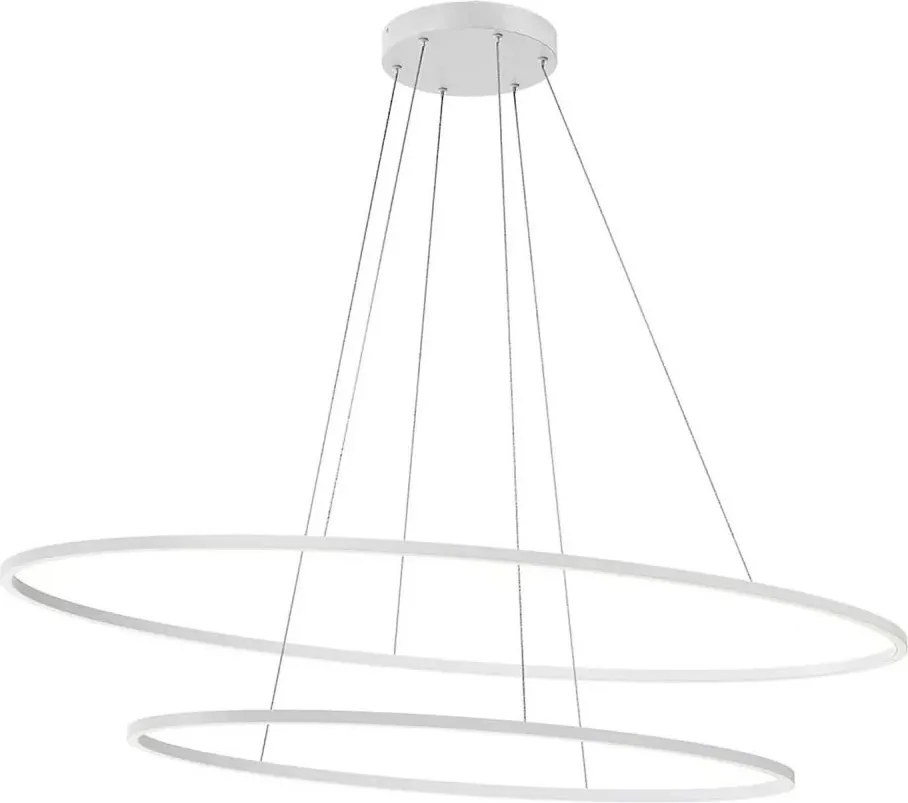 Redo 01-3342 - LED stmievateľný závesný luster na lanku LEO LED/115W/230V biela