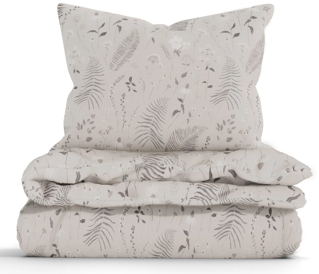 Francúzske bavlnené obliečky Renforcé – Gloria béžové