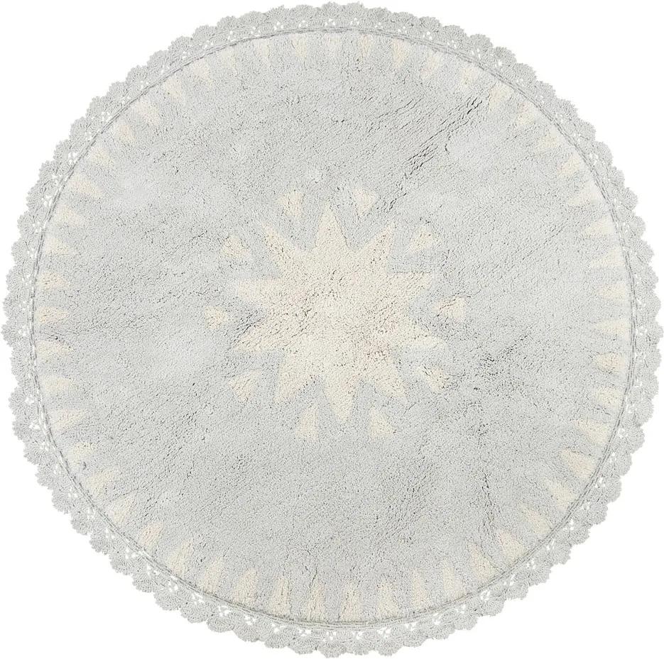 Detský ručne vyrobený prírodný koberec Nattiot Warren, Ø 110 cm