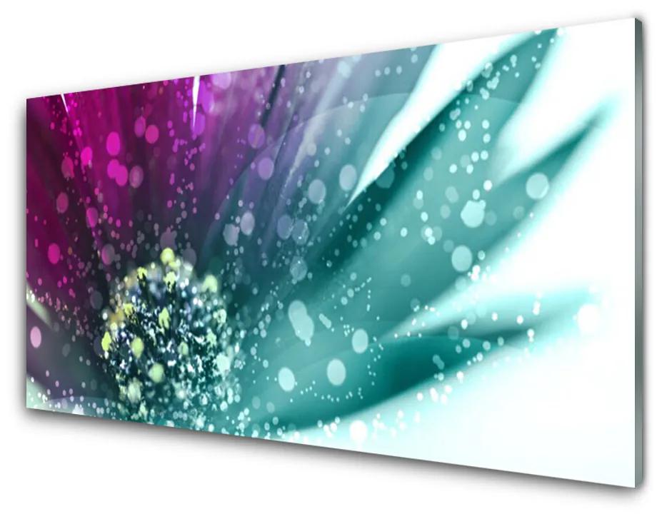 Obraz na akrylátovom skle Kvet rastlina príroda umenie 140x70 cm