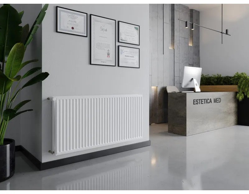 Mexen CH20 Hygienický panelový radiátor 600 x 500 mm, bočné pripojenie, 550 W, biela, W420H-060-050-00