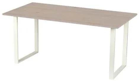 Kancelársky stôl Square, 160 x 80 x 75 cm, rovné vyhotovenie, dub