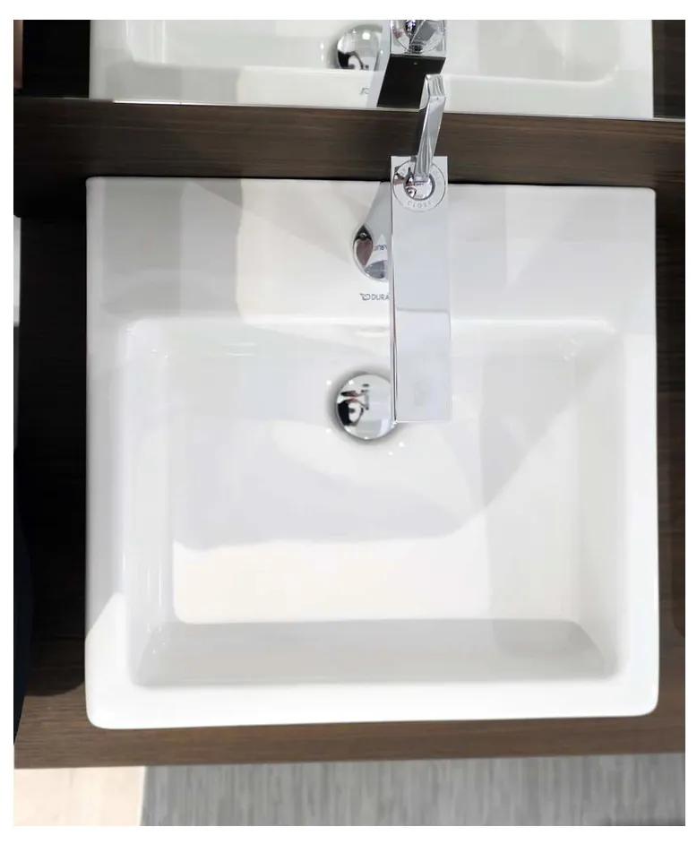 Duravit Delos - Akcia na SET: doska pod umývadlo DELOS, 2x umývadlo Duravit VERO, zrkadlo s ovetlením DELOS