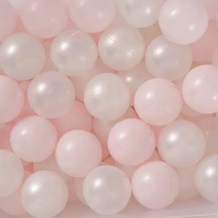 Samostatné loptičky 50 ks - perleťovo ružová