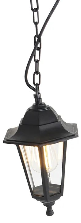 Závesné svietidlo pre exteriér čierne - New Haven