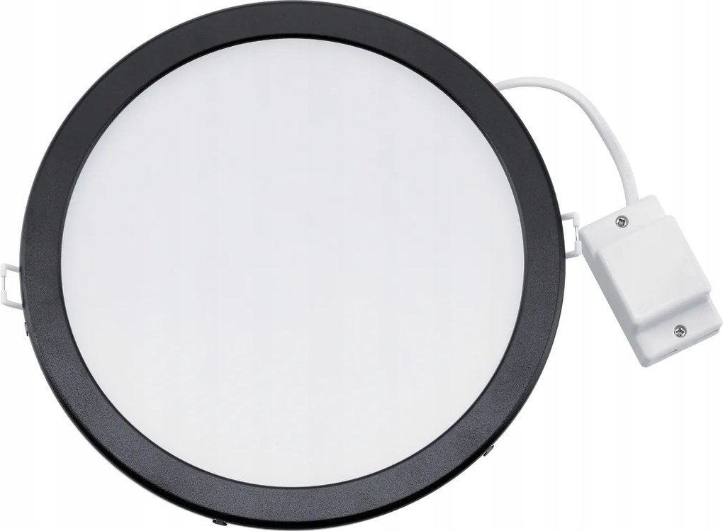 LED zapustený panel - 19w 2000lm 4000k + čierny rám