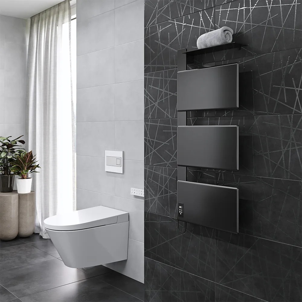 Mereo Mereo, WC s integrovaným elektronickým bidetom, RIMLESS, 592x380x430 mm, keramické, so sedátkom, MER-VSD110S2