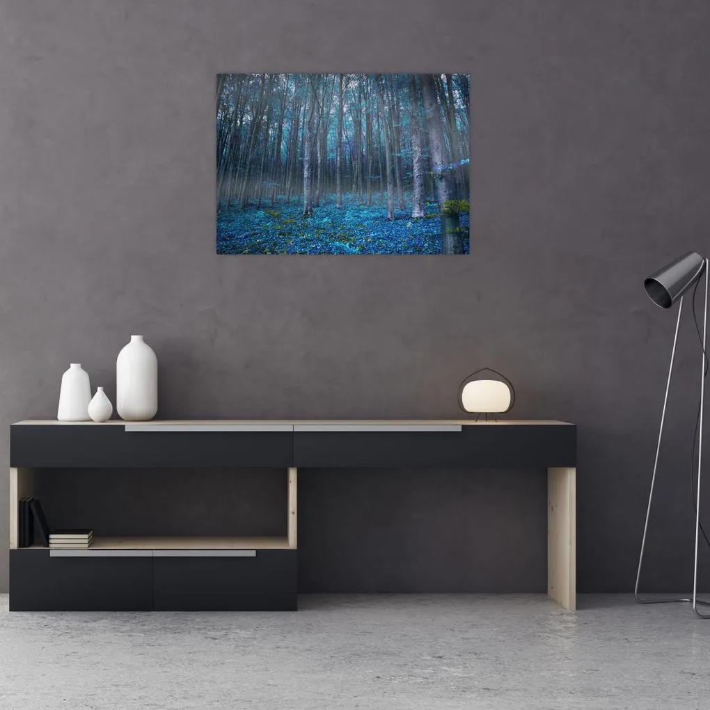 Sklenený obraz - Magický les (70x50 cm)