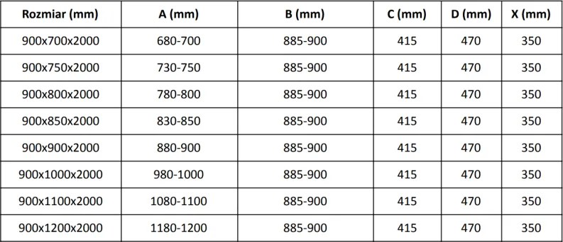 Mexen Velar L, sprchový kút s posuvnými dverami 90 x 90 cm, 8mm číre sklo, medená matná, 871-090-090-03-65