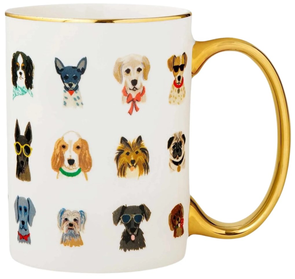 Rifle Paper Co. Porcelánový hrnček Hot Dogs 470 ml