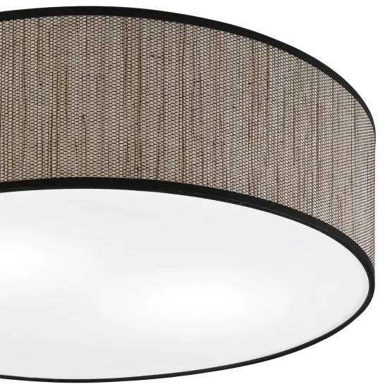 Stropné svietidlo SIRJA 2xE27/15W/230V, priemer 45 cm, hnedé