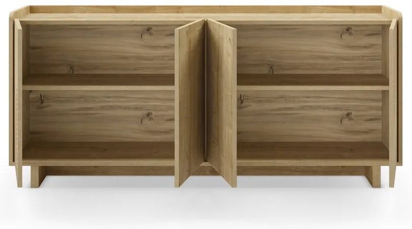 Komoda v dekore duba v prírodnej farbe 180x80x40 cm Daira – Marckeric
