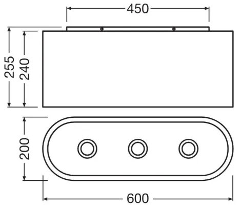 Ledvance - Stropné svietidlo DECOR CARDBOARD 3xE27/15W/230V
