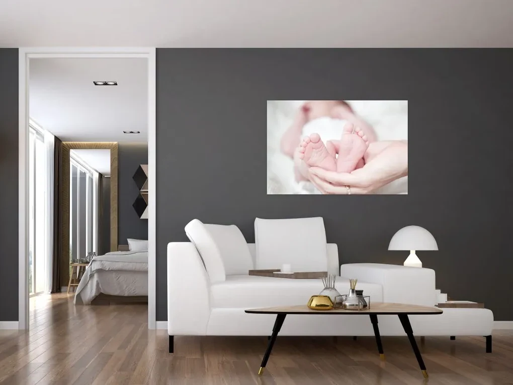 Obraz detských nožičiek (90x60 cm)