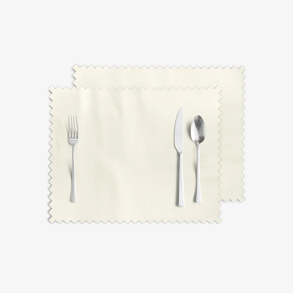 Goldea prestieranie na stôl teflónové - smotanové - sada 2ks 30 x 40 cm