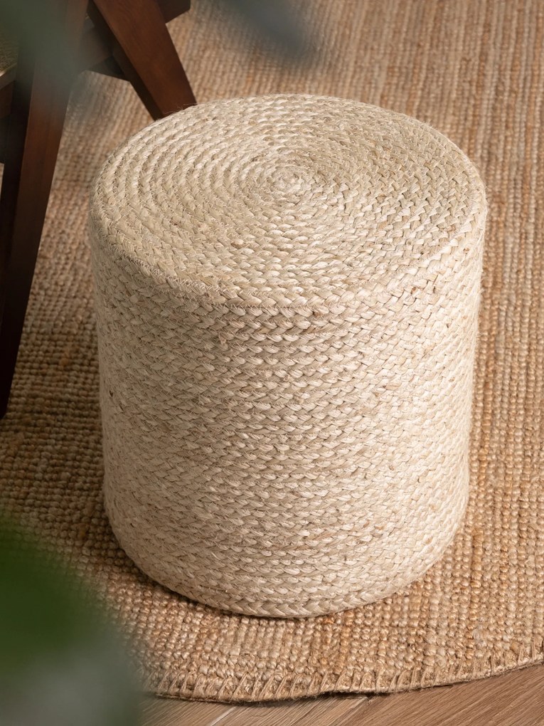 Hanse Home Sedací vak LOOMA POUF 106236 Ivory - 40x40 cm