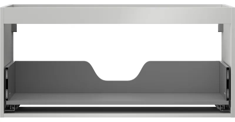 Mexen Box-A, závesná skrinka 100 cm, 1 zásuvka, sivá matná, 91AX0-1000-470-1-62