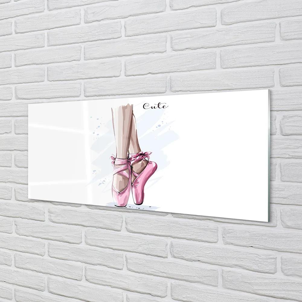 Obraz plexi Ružové baletné topánky 120x60 cm