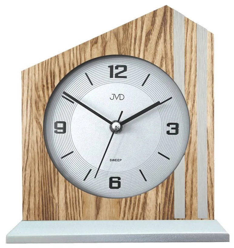 Drevené stolové hodiny JVD HS24014/78, 20cm