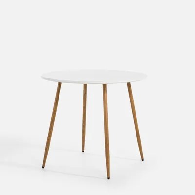 Záhradný stôl biely LIXEL 90 cm