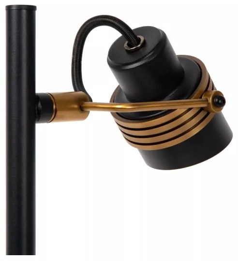 Lucide 34544/02/30 - Stolná lampa TUNDRAN 2xGU10/5W/230V čierna