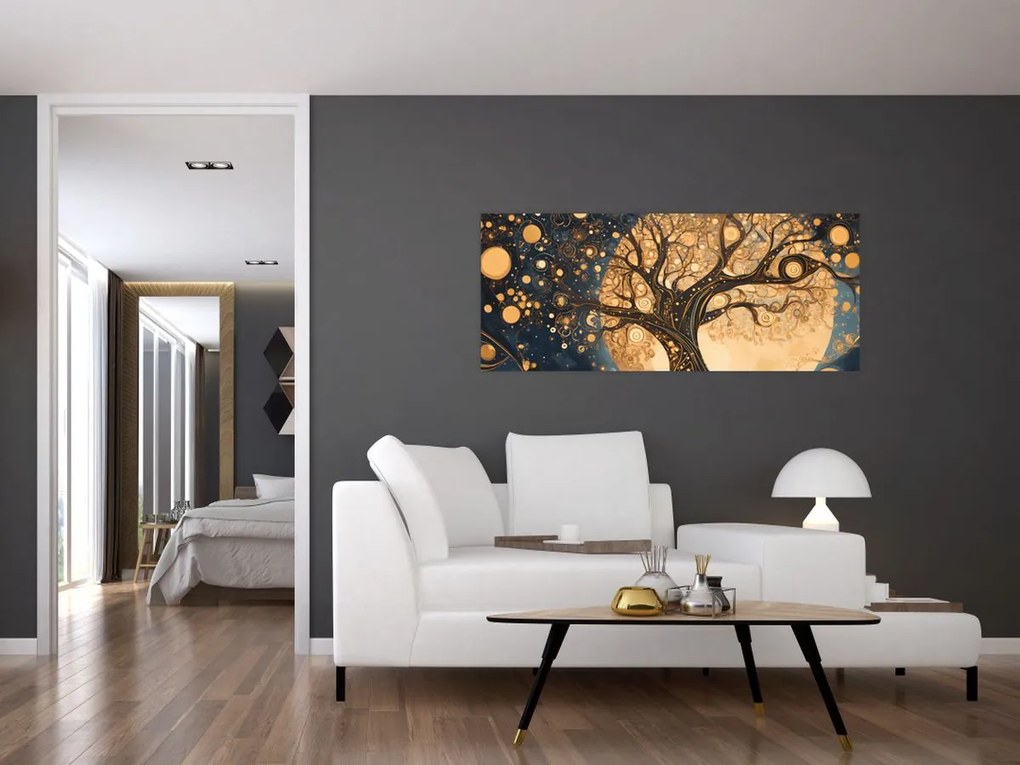 Obraz – Surrealistický strom (120x50 cm)