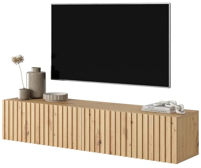 TV skrinka/stolík Tenessie 138 (dub artisan). Akcia -18%. Vlastná spoľahlivá doprava až k Vám domov. 1098793