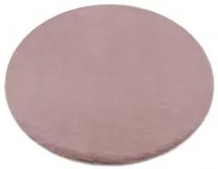 styldomova Ružový koberec BUNNY kruh