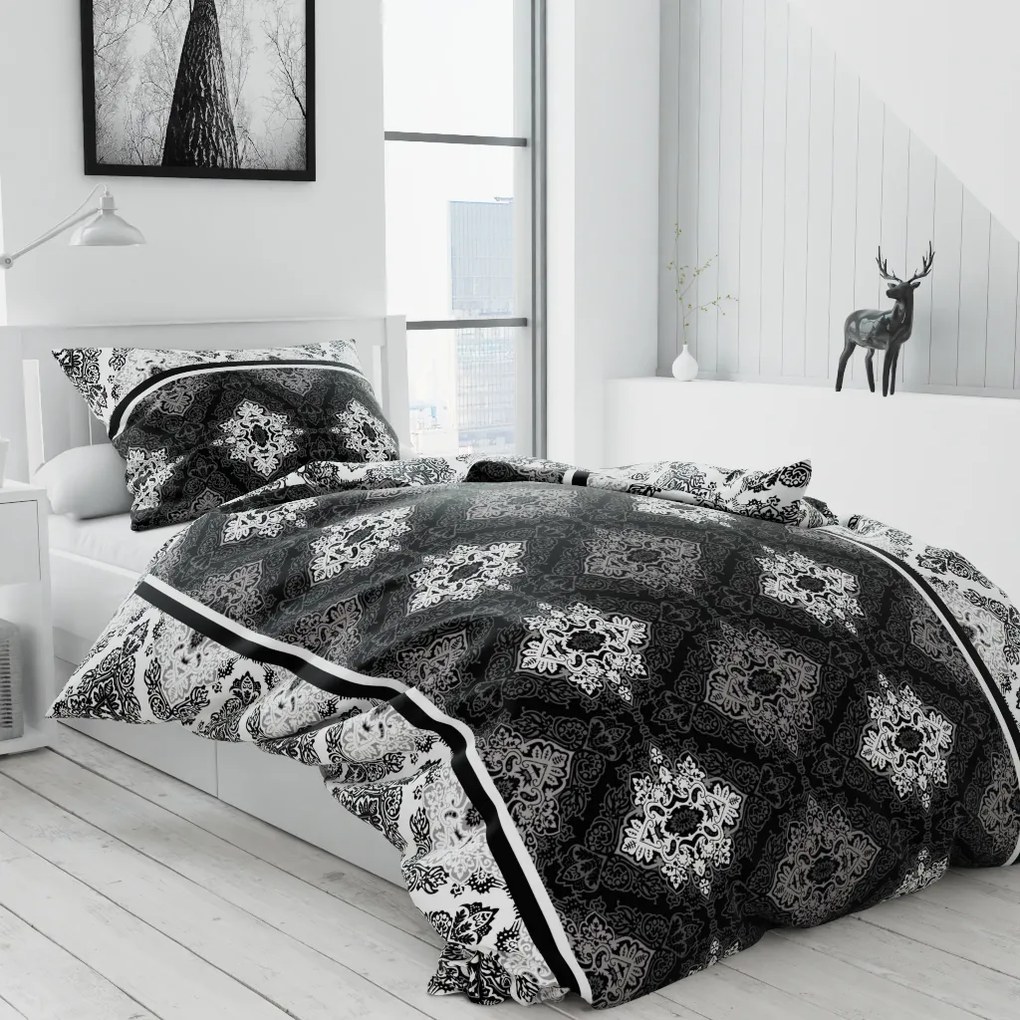 Bavlnené obliečky NISCHA sivé