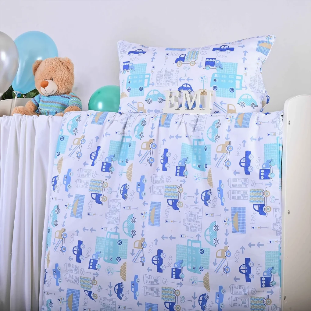 Obliečky detské bavlnené Križovatka EMI: Detský set 90x130 + 45x65