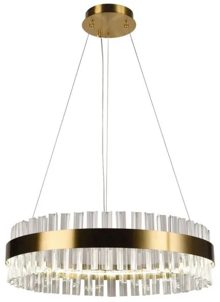 Brilagi - LED Stmievateľný krištáľový luster na lanku HALO LED/40W/230V + DO